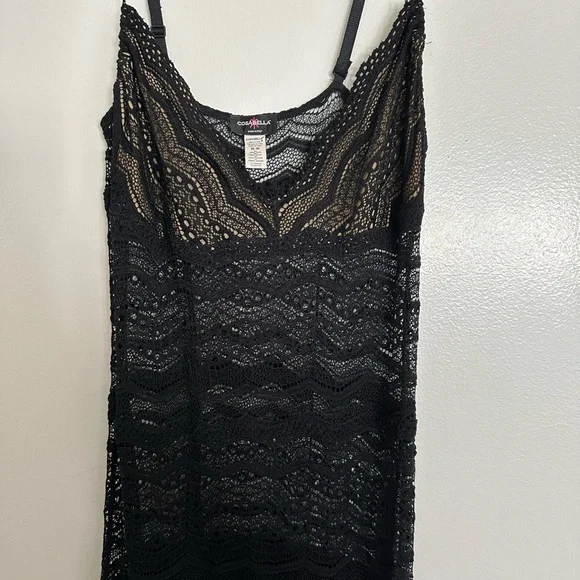Cosabella Ceylon Black Lace nightgown